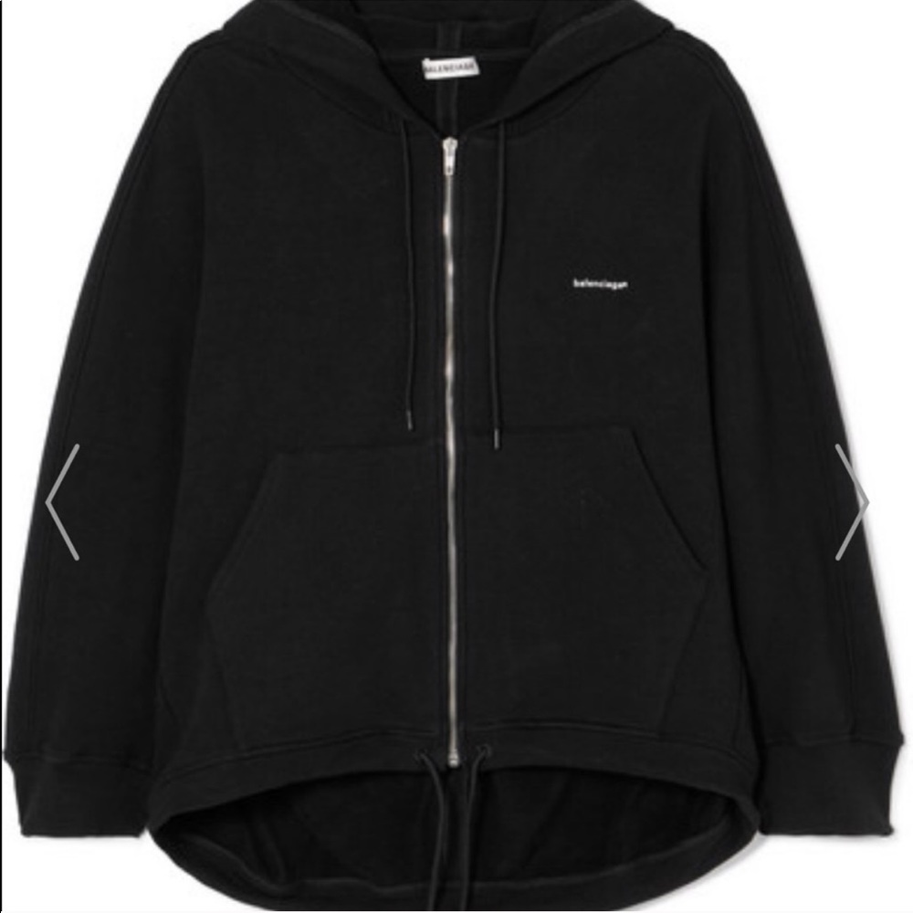 Balenciaga Zipup Hoodie Sweatshirt